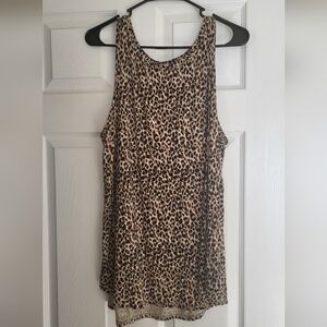 Old Navy Luxe Leopard Tank